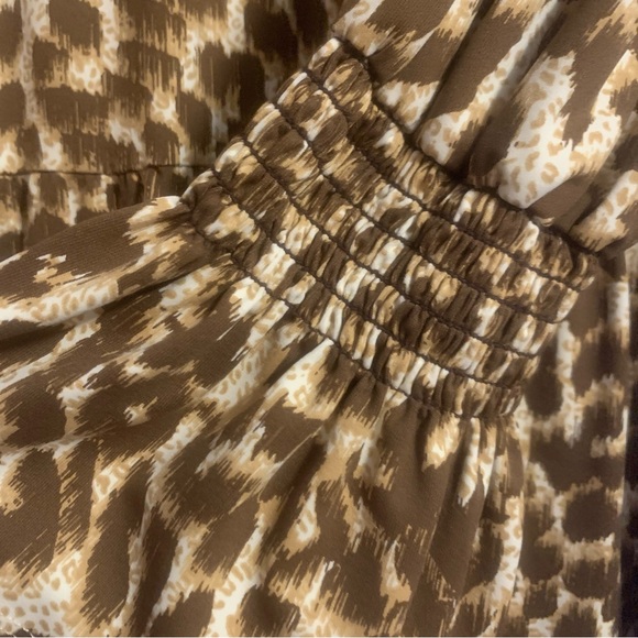 Jude Connally Tammi Lux Leopard print Stretch dress XXL - Picture 6 of 8